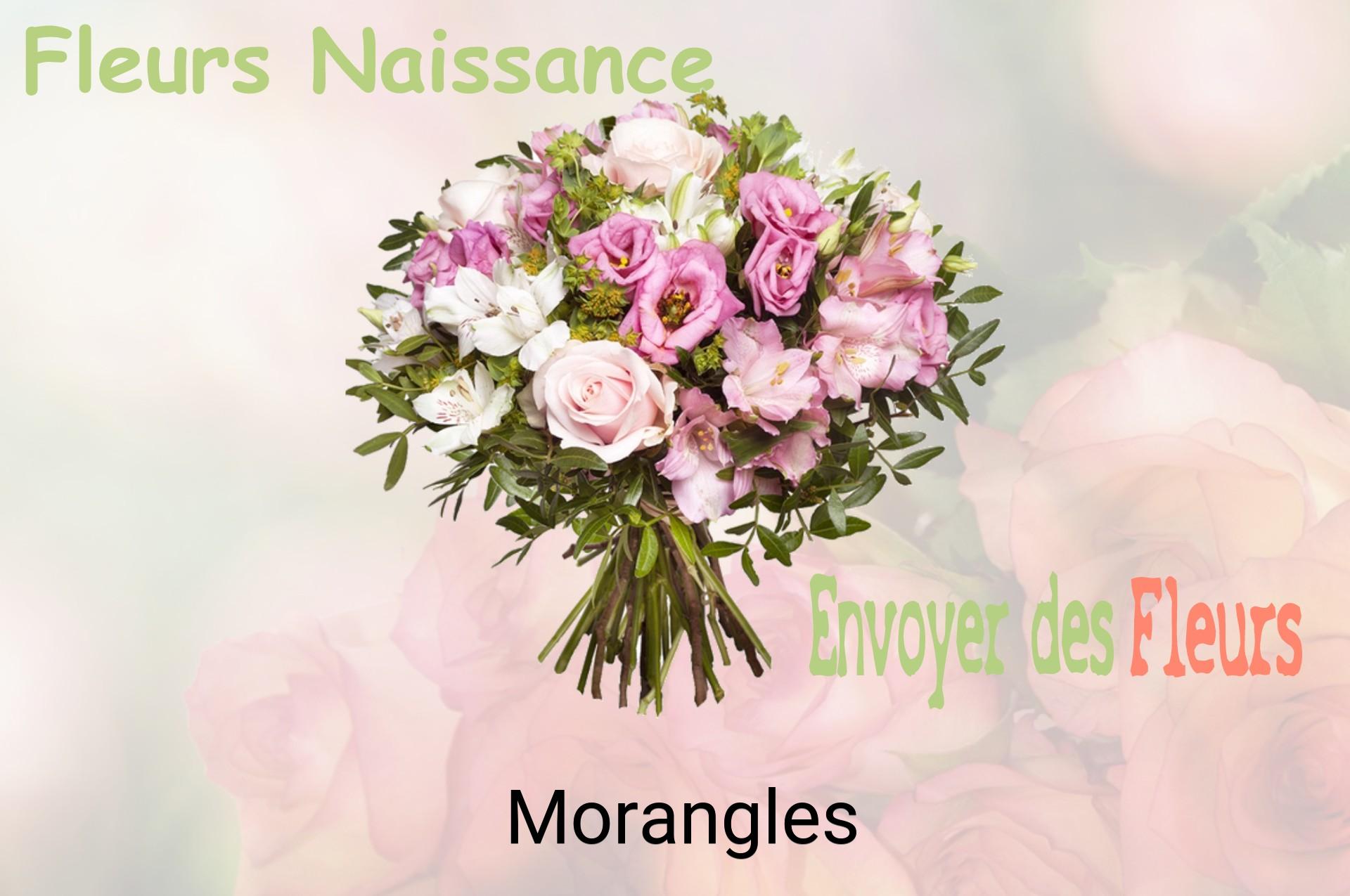 Bouquet de fleurs de naissance livré à Morangles